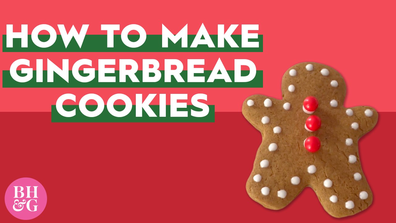 How to Make & Decorate Classic Gingerbread Cookies | Project Joy | Better Homes & Gardens