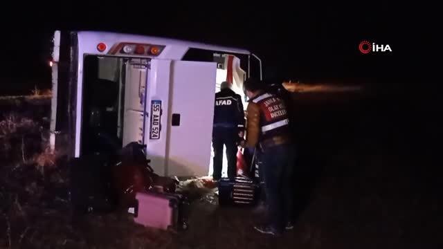 Son dakika haber... Sivas'ta otobüs kazası: Çok sayıda yaralı var