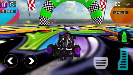 Jet Formula Car Stunt Games BLACK PANTHER Mega Ramp Car Games / Android GamePlay #5