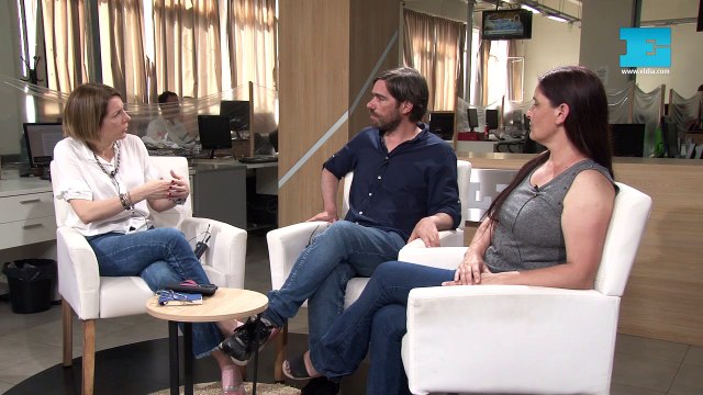 Nicolás del Caño y Luana Simioni visitaron la readacción de EL DIA