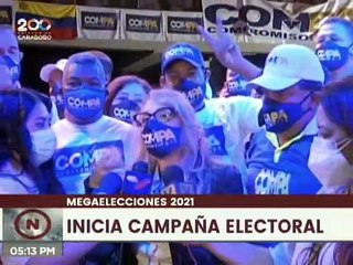 Candidata Olga Morey: "Compa hoy le está diciendo al mundo que si se puede construir algo nuevo"