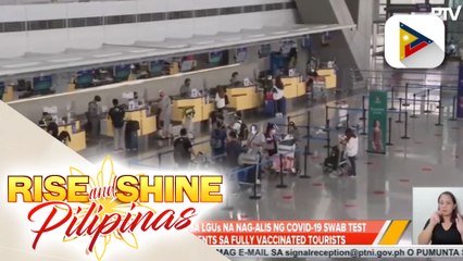 DOT, nagpasalamat sa LGUs na nag-alis ng COVID-19 swab test bilang requirement sa fully vaccinated tourists
