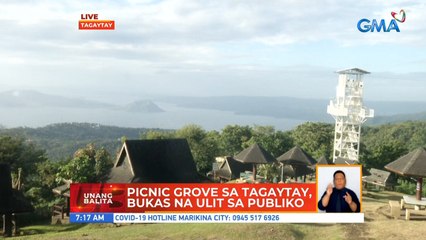 Picnic grove sa Tagaytay, bukas na ulit sa publiko | UB