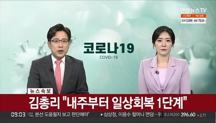 [속보] 김부겸 국무총리 "내주부터 일상회복 1단계"