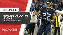 Road Favorites Titans too Much For Colts To Handle? | Titans vs Colts Picks | BetOnline