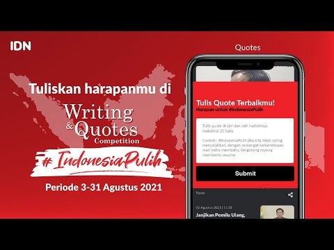 #Indonesiapulih bersama IDN App