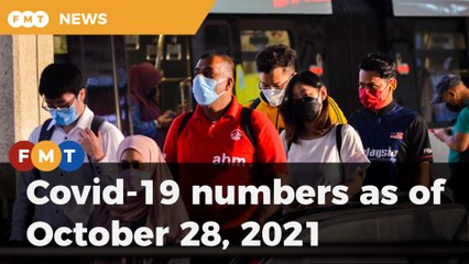 Covid-19 numbers as of October 28, 2021