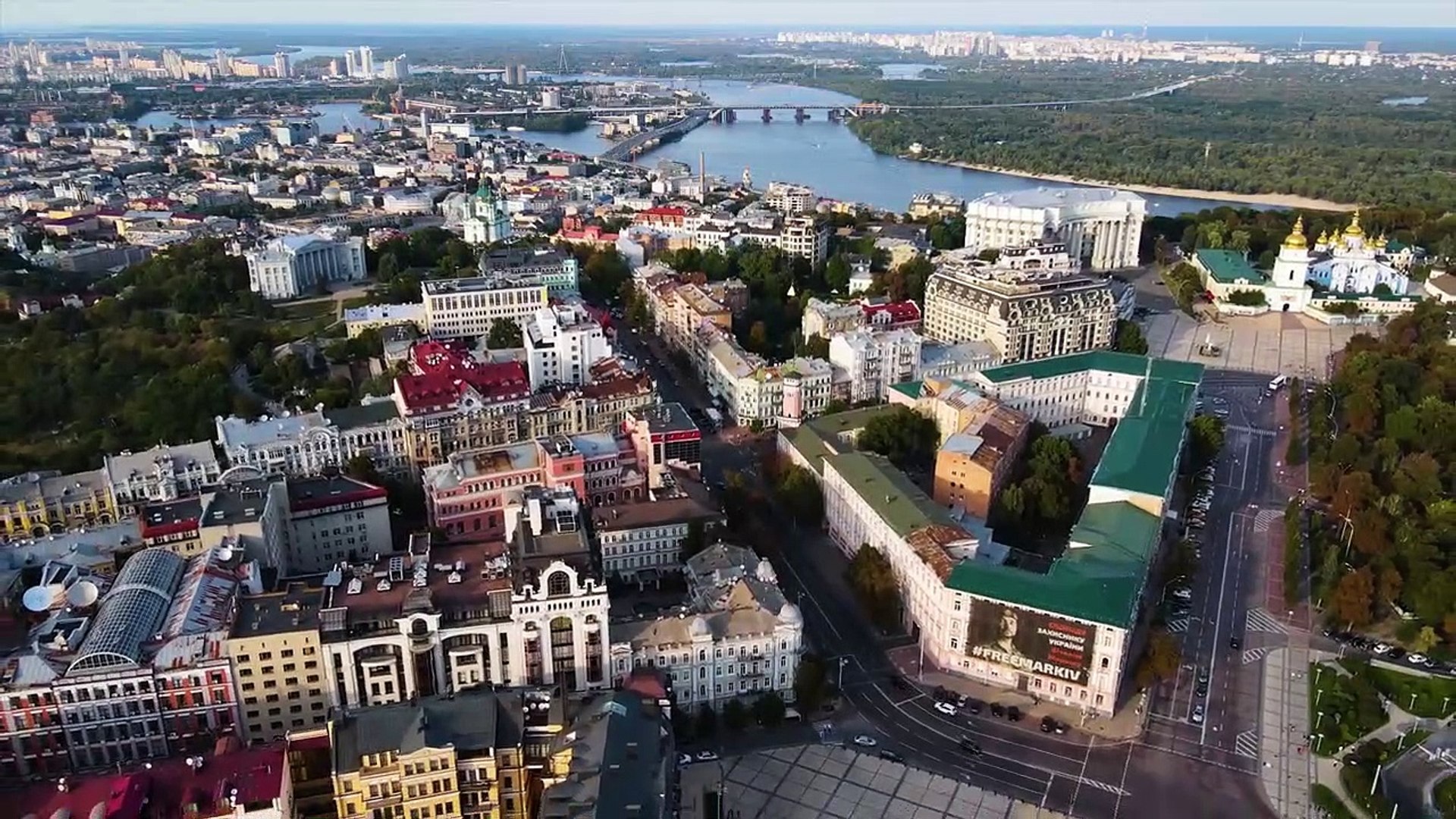Kyiv (Kiev) in 8K ULTRA HD - The Capital of Ukraine with Relaxing Music