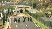 شاهد: استمرار الإضراب الوطني لليوم الثاني على التوالي في الإكوادور