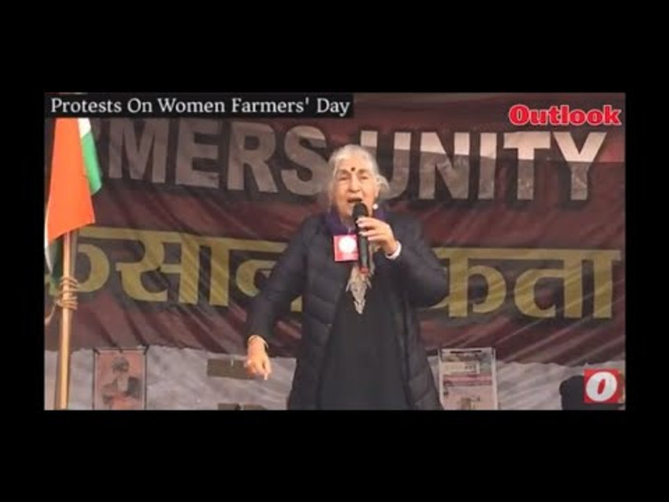 Protests On Women Farmers' Day