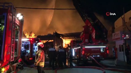 İstanbul'da fabrikada korkutan yangın
