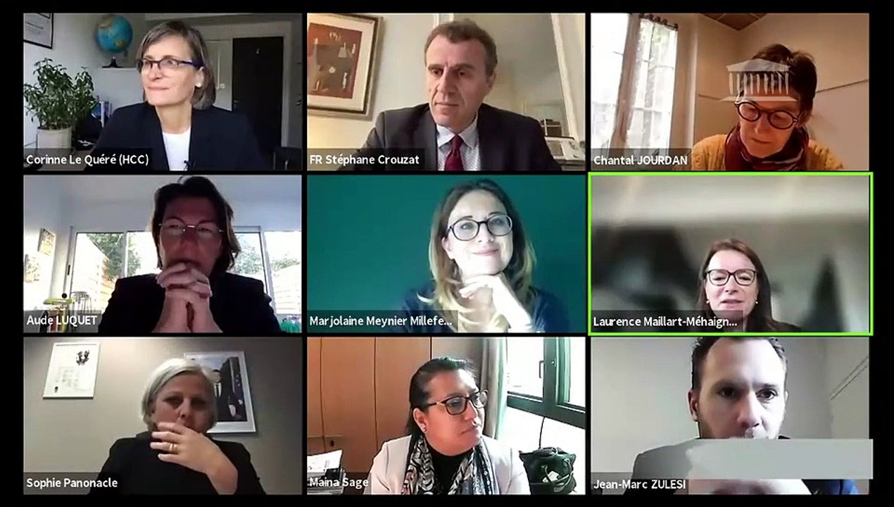 Commission du développement durable : Mme Corinne Le Quéré, Haut Conseil pour le climat, et M. Stéphane Crouzat, Ambassadeur chargé des négociations sur le changement climatique, sur les enjeux de la COP 26 - Jeudi 28 octobre 2021