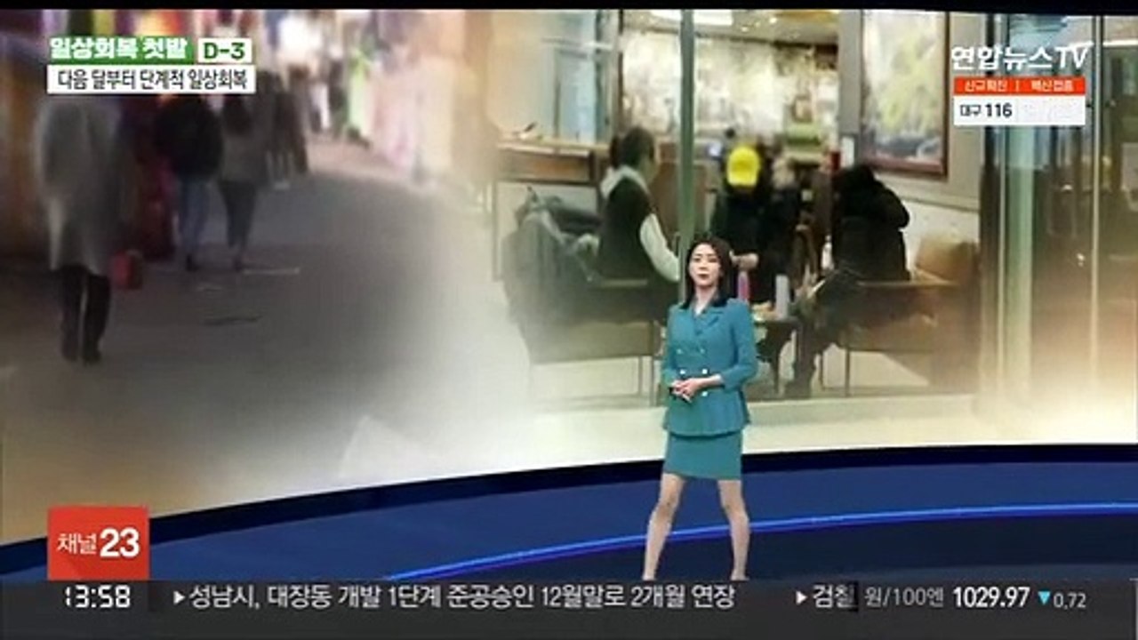 [단계적 일상회복] 사적모임 10∼12명까지·카페는 미접종자 4인까지 제한