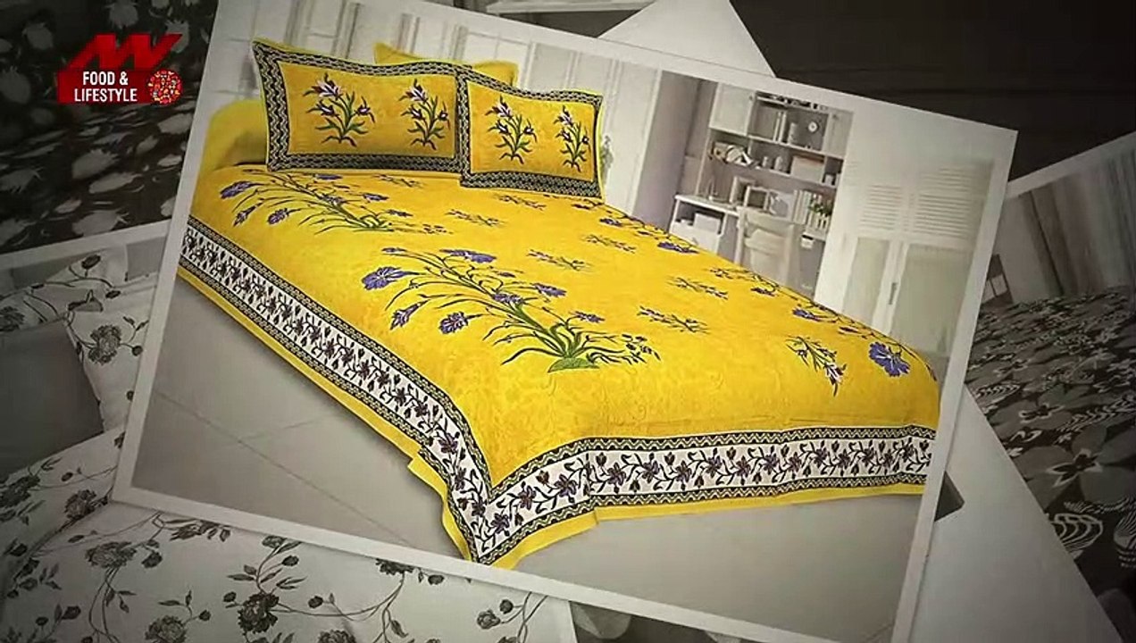 अपने रूम के बेड को इन बेडशीट्स से सजाएं,  |Cotton Bedsheets |Fabric Bed Sheets