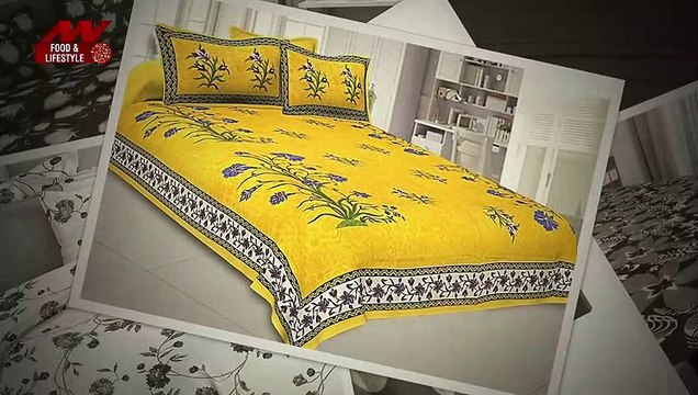 अपने रूम के बेड को इन बेडशीट्स से सजाएं, |Cotton Bedsheets |Fabric Bed Sheets