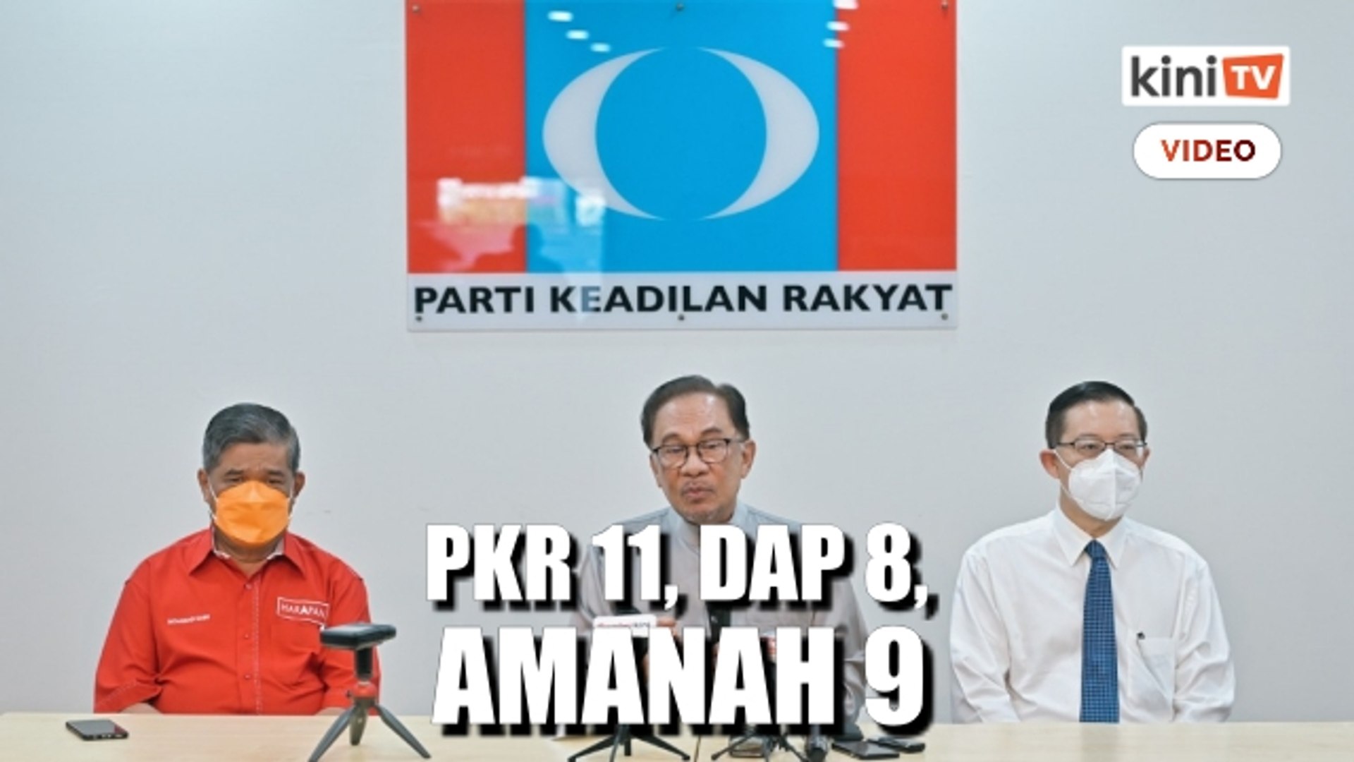 Harapan Announces Seat Distribution For Malacca Polls Video Dailymotion