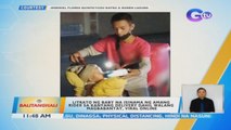 Litrato ng baby na isinama ng amang rider sa kanyang delivery dahil walang magbabantay, viral online | BT