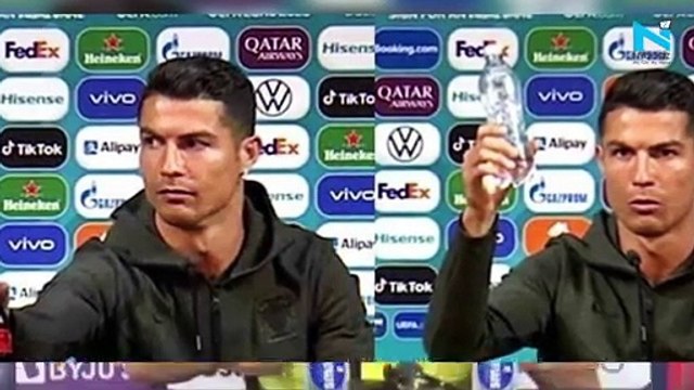 David Warner recreates ‘Cristiano Ronaldo Coke bottle moment’ in press conference