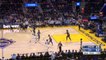 Curry's one-footed three-pointer has Chase Center stunned