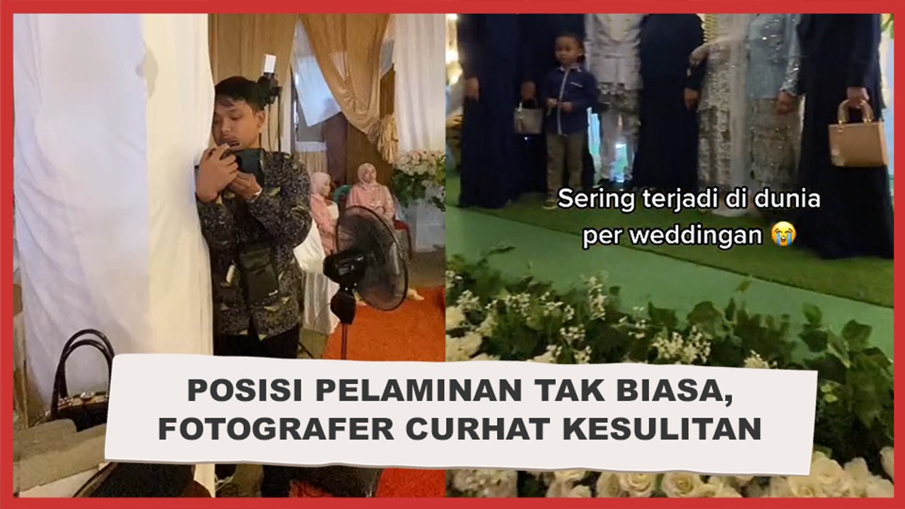 Viral Posisi Pelaminan Tak Biasa, Fotografer Curhat Kesulitan: Bisa Yok Pakai Mata Batin