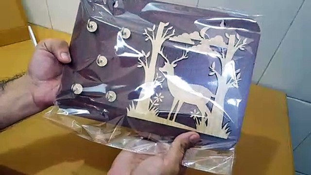 Unboxing and Review of 5 Hooks Hanging Wall Decor Stylish Look for Home Office (Wooden)