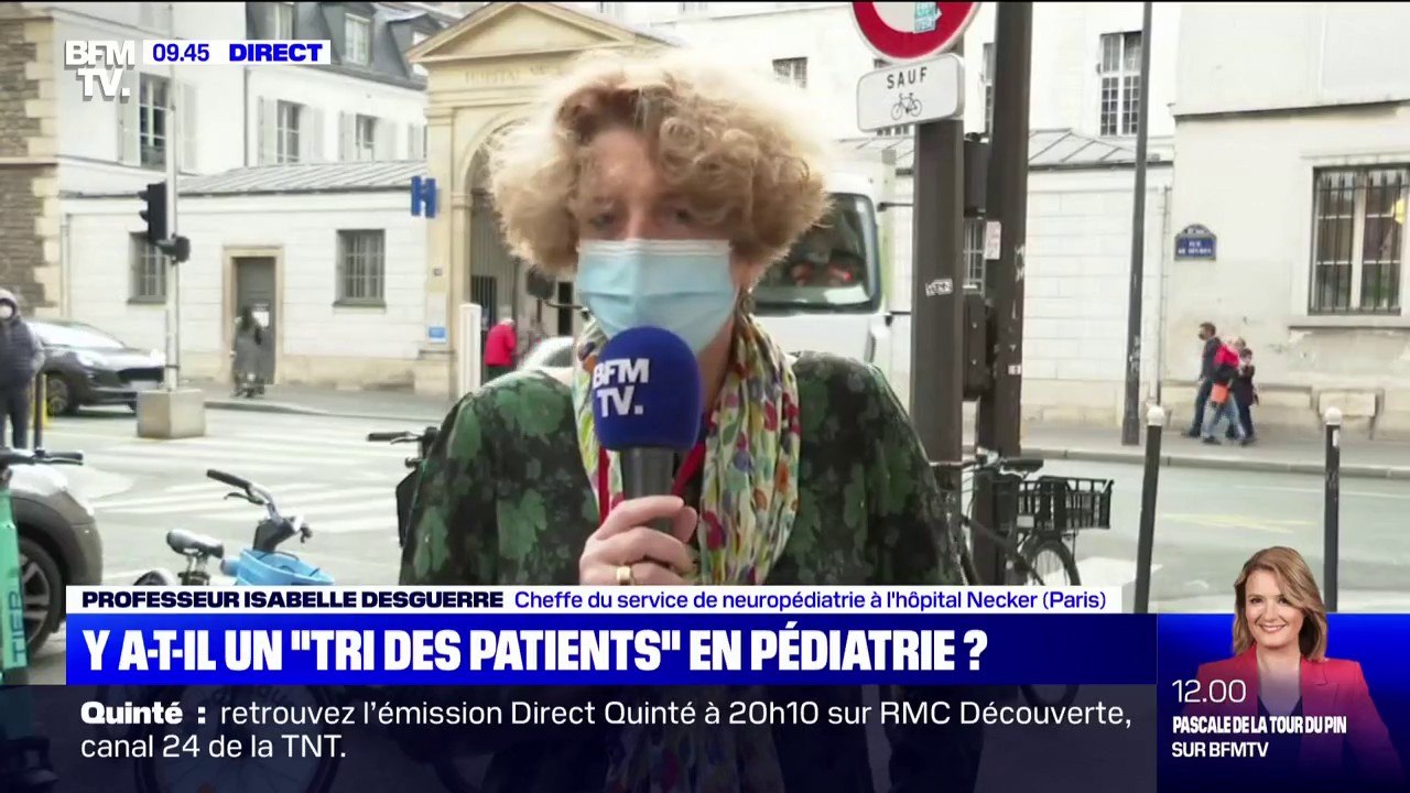 Services pédiatriques saturés: "Jusqu'à six heures d'attente aux urgences, du jamais vu", selon la cheffe du service de neuropédiatrie à Necker