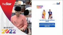 Budget 2022: RM2,000 cash aid for households earning RM2,500 and below