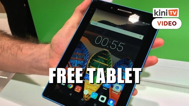 Free tablets for students from B40 families