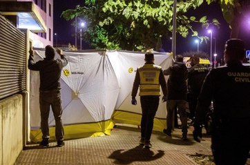 下载视频: La Guardia Civil distribuye imágenes de la detención del presunto asesino del niño de Lardero