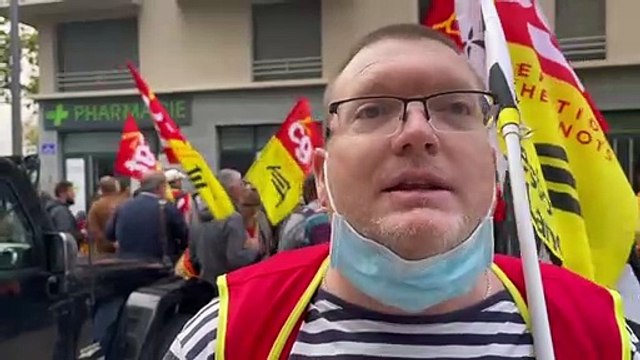 Saint-Charles : la cgt cheminots manifeste contre la privatisation