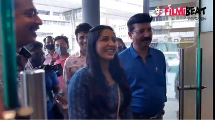 Navya Nair Response After coming to watch Star Movie