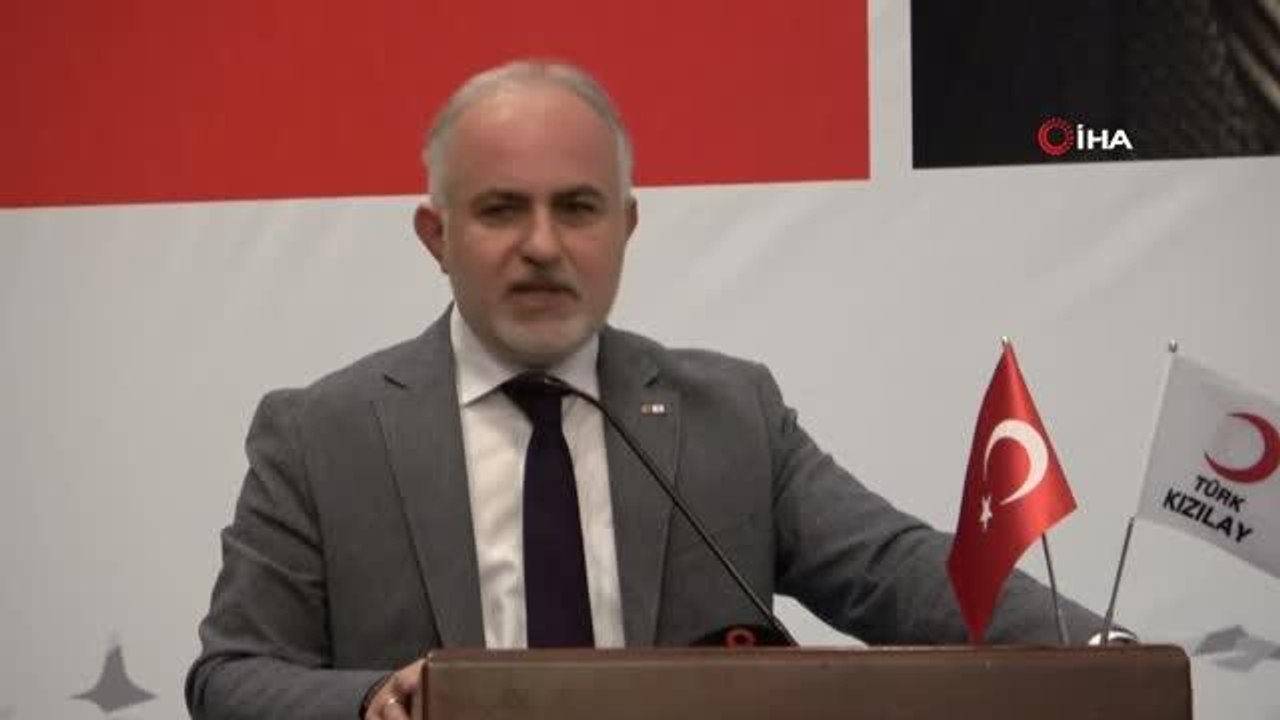Türk Kızılayı Başkanı Kerem Kınık: "Her ailenin bir afet planı olacak"