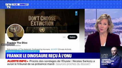 Qui est Frankie, le dinosaure reçu à l'ONU ? BFMTV répond à vos questions