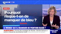 Pourquoi risque-t-on de manquer de peinture bleue ? BFMTV répond à vos questions