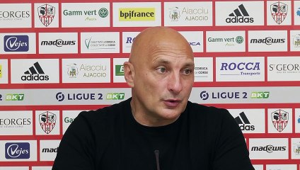 Le point presse d'Olivier Pantaloni avant Pau-ACA (J14)