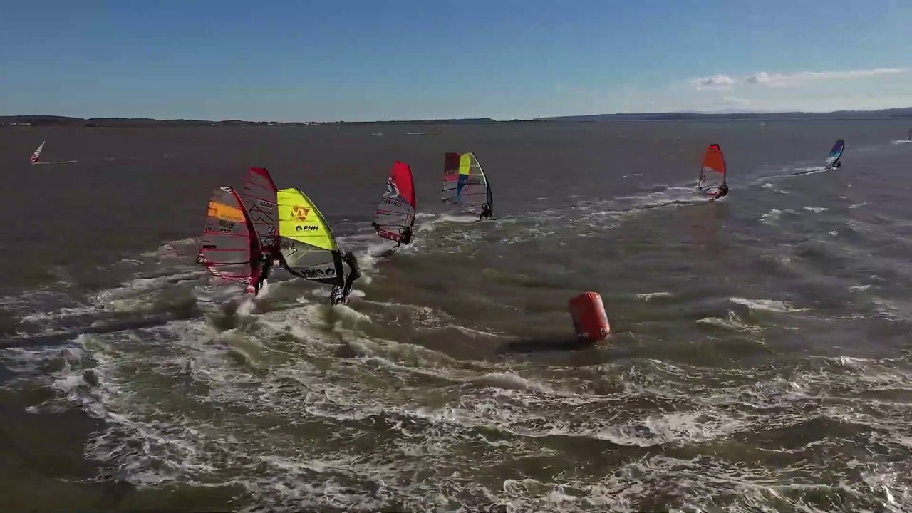 Fédération Française de Voile 2021 -  Championnat de France Extrême Glisse 2021 - Un heat depuis un drone