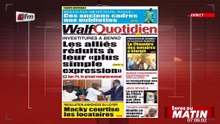 Infos du matin - 29 Octobre 2021 - Revue des titres avec Mor Talla Gaye