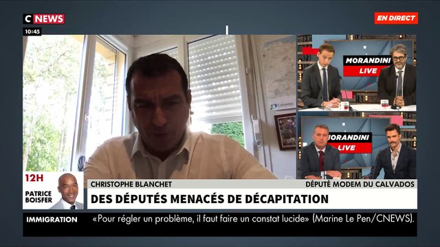 Menacé de mort, le député Christophe Blanchet témoigne dans « Morandini Live » sur CNews - VIDEO