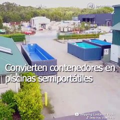 Crear piscina en contenedor maritimo