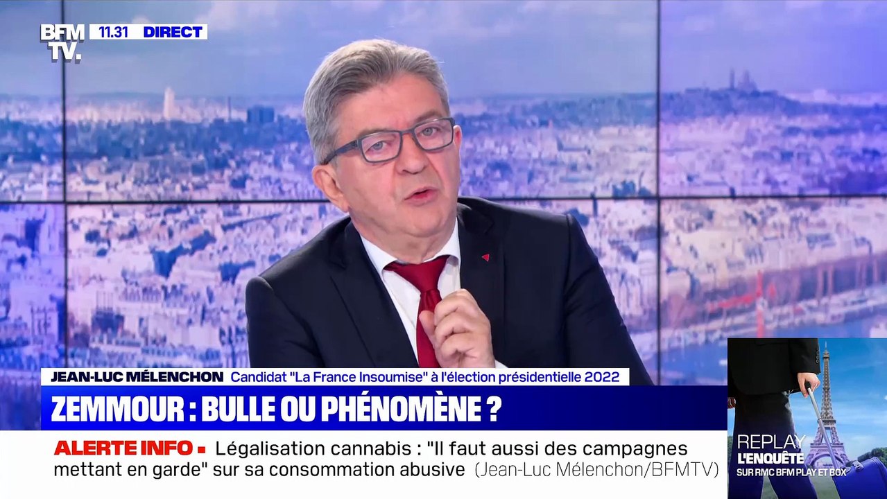 Polémique: Pour Jean-Luc Mélenchon, Eric Zemmour est représentatif des "scénarios culturels du judaïsme", c'est-à-dire "ne rien changer à la tradition et être opposé à la créolisation" - VIDEO