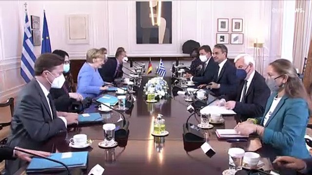 Κυρ. Μητσοτάκης: Η λιτότητα δεν είναι απάντηση σε όλα- Α. Μέρκελ: Τελικά βρήκαμε κοινό βηματισμό