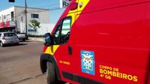 Mulher de 36 anos sofre queda e fica ferida na Av. Carlos Gomes em Cascavel