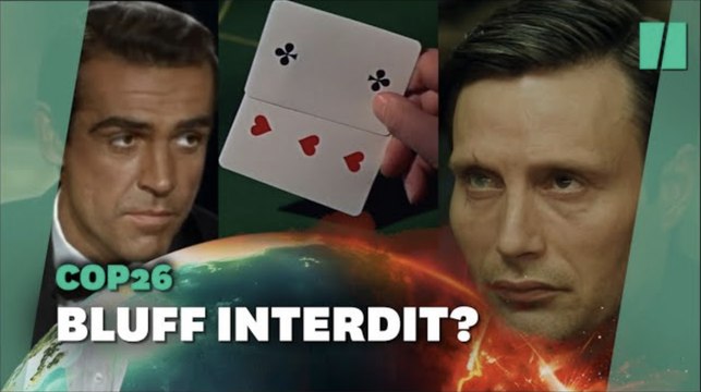Pourquoi à la COP26 les négociations ont tout d'un poker menteur