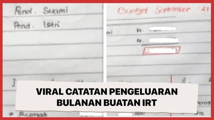 Viral Catatan Pengeluaran Bulanan Buatan IRT, Publik Tertampar Lihat Keahliannya