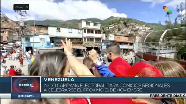 Venezuela : Candidatos inician campaña electoral para comicios del 21N
