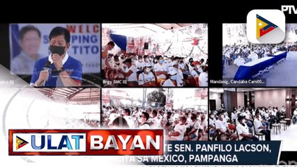 Presidential candidate Sen. Panfilo Lacson, bumisita sa Mexico, Pampanga