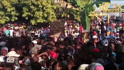 Martine Moïse ansyèn premyè dam lan vizite komin ''St-Louis du Nord''.