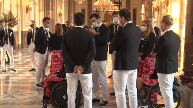 Le Roi Philippe et la Reine Mathilde ont mis les athlètes belges à l’honneur