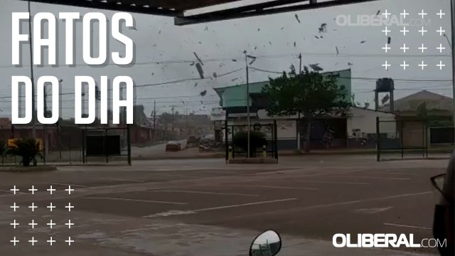 Tornado em Porto Velho destelha casas e estabelecimentos comerciais