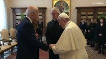 Private Unterredung mit Überlänge: Joe Biden zu Gast beim Papst